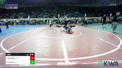 58 lbs Semifinal - Colson Beckley, Team Tulsa Wrestling Club vs Cato Varela, Chickasha Youth Wrestling