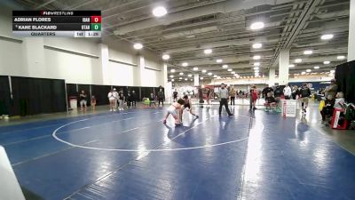 132 lbs Cons. Sub-quarters - Adrian Flores, Idaho vs Kane Blackard, Utah