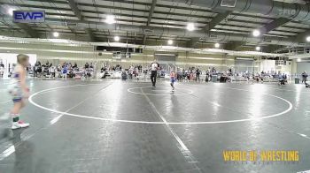 40 lbs Quarterfinal - Peyton Bas, Topeka Blue Thunder vs Norah Guinup, Cache Wrestling Club