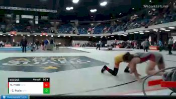 120 lbs Champ. Round 2 - Cayden Poole, Clinton vs Nino Protti, St Rita