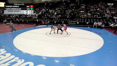 3A 106 lbs Champ. Round 1 - Jantz Greenhalgh, Carbon vs Porter Daniels, Manti