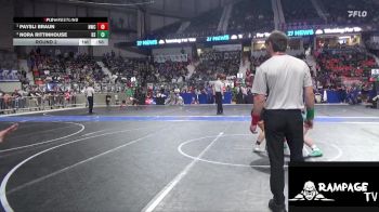 125 lbs Round 2 - Paysli Braun, Norton Wrestling Club vs Nora Rittinhouse, Bonner Springs
