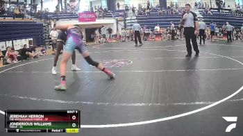 125 lbs Round 3 (6 Team) - Jeremiah Herron, The Untouchables Purple vs Jonderious Williams, Troup