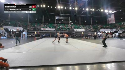 1A-4A 285 Champ. Round 1 - Zayden Franklin, Coosa Christian School vs Jase Choron, Alexandria HS