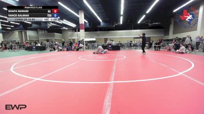 132 lbs Consi Of 16 #2 - Shafa Nawabi, All American Wrestling Club vs Vance Salinas, Texas