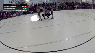 6 lbs Quarterfinal - Slater Gompert, Mitchell Wrestling Club vs Keylen Fischer, Clarkson Leigh