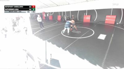 235 lbs Champ. Round 1 - Estefany Caballero, Orange High School vs Katherine Luna, Downey High School