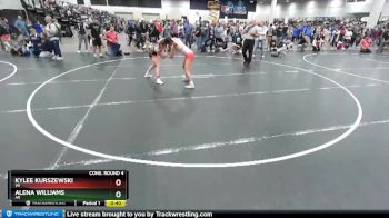 112 lbs Cons. Round 4 - Kylee Kurszewski, WI vs Alena Williams, AR