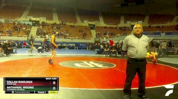 D3-144 lbs Quarterfinal - Dallan Rawlings, Show Low vs Nathanial Higgins, Salpointe Catholic