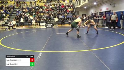 215 lbs Semifinal - Austin Johnson, Muncy vs Aidan Schlett, St. Joseph Regional-NJ