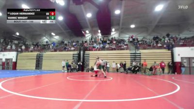 144 lbs Cons. Round 4 - Logan Hernandez, Griffith vs Varric Wright, Floyd Central