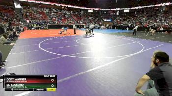 D2-152 lbs Quarterfinal - Cody Wagner, Mondovi/Eleva-Strum vs Eli Leonard, Belleville/Mont./N. Gl.