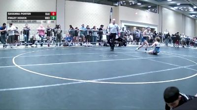 123 lbs Consi Of 8 #2 - Emma Jampolsky, East Valley WC vs Finley Houck, Wrestling Rhinos (WA)