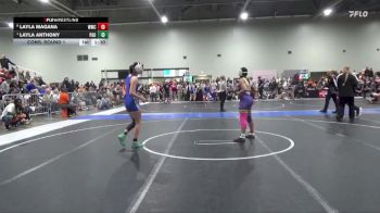 140 lbs Cons. Round 1 - Layla Anthony, Paola vs Layla Magana, Wakeeney Wrestling Club