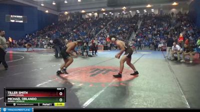 215 lbs Cons. Round 2 - Tiller Smith, Landon School vs Michael Orlando, DePaul Catholic