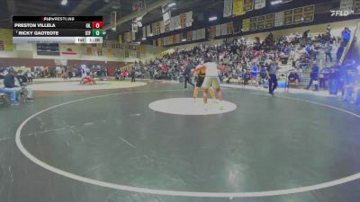 285 lbs Champ. Round 2 - Ricky Gaoteote, Saint Francis vs Preston Villela, Gilbert