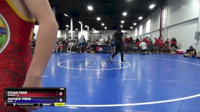 110 lbs 2nd Wrestleback (8 Team) - Galen Dewhirst, Kansas vs Weston Porter, Iowa