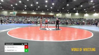 113 lbs Consi Of 8 #2 - Ezekiel Hernandez, Oakdale vs ONDRE CHESTER, Tulare Titans Wrestling Club