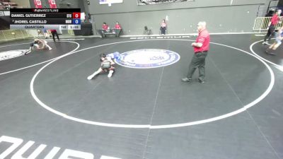 88 lbs Quarters - Daniel Gutierrez, SilvaBack Training Center vs Jhorel Castillo, Monster Garage Wrestling