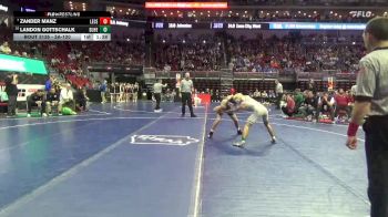 3A-120 lbs Champ. Round 2 - Zander Manz, Lewis Central vs Landon Gottschalk, Dubuque Hempstead