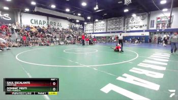150 lbs Quarterfinal - Dominic Misiti, Vista Murrieta vs Saul Escalante, Great Oak