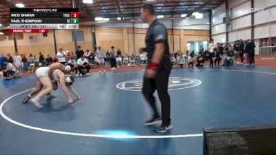197 lbs Cons. Round 1 - Paul Thompson, University Of Idaho vs Nico Sigrah, Treasure Valley Community College