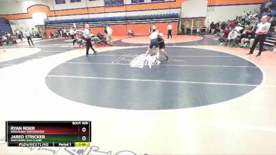 174 lbs Semifinal - Jared Stricker, Wisconsin-Eau Claire vs Ryan Riser, Wisconsin-Whitewater