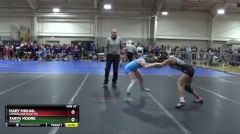 120 lbs Cons. Round 3 - Taryn Moore, ALLIANCE vs Mary Mikhail, Cumberland Valley Hs