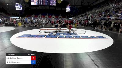 113 lbs Cons 64 #2 - Anthony LaGala Ryan, NY vs Ryker Schingeck, WI