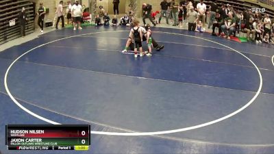 39 lbs Cons. Round 2 - Hudson Nilsen, WESTLAKE vs Jaxon Carter, Fallon Outlaws Wrestling Club