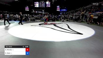 160 lbs Cons 64 #2 - Amos Mundy, Missouri vs Skyler Geer, Kansas