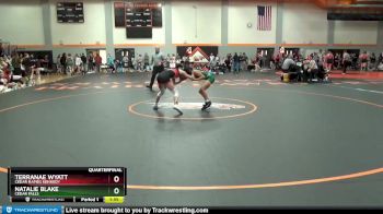 100 lbs Quarterfinal - Terranae Wyatt, Cedar Rapids Kennedy vs Natalie Blake, Cedar Falls