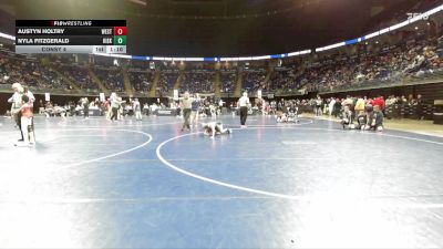 83 lbs Consy 4 - Austyn Holtry, West Perry vs Nyla Fitzgerald, Kiski Area