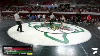 120 lbs 2nd Wrestleback And Semi-finals (16 Team) - Zoe Lopez, Richmond Foster vs Mariah Dillard, Azle