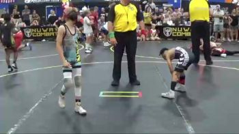 52 lbs Round 4 (6 Team) - Jacob Graber, The Funky Singlets vs Kevin Rodriguez, Untouchables Purple