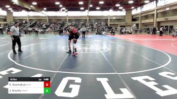 157 lbs Quarterfinal - Kwaku Nyamekye, Bergenfield vs Jason Brantly, Ramapo