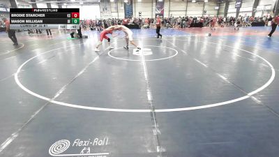 120 lbs Consi Of 32 #1 - Brodie Starcher, KS vs Mason Milligan, DE