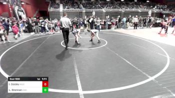 86 lbs Quarterfinal - Ian Dooley, Bozeman WC vs Lukas Brennan, High Plains Thunder