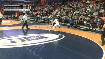 1A 132 lbs 3rd Place Match - Wyatt Franckowiak, Richmond (R.-Burton) vs Dawson Hawthorne, Belleville (Althoff Catholic)