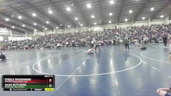 95 lbs Champ. Round 1 - Steele Woodward, Wasatch Wrestling Club vs Nash Rutledge, Ridgeline High School