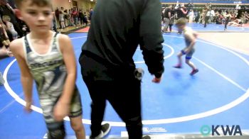 46 lbs Semifinal - Mason McCuistion, Pryor Tigers vs James Evans, Bartlesville Wrestling Club