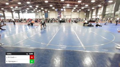 132 lbs Consi Of 32 #1 - Jymere Rucker-Cash, PA vs Kieran Sprague, NY