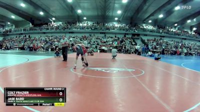 80 lbs Champ. Round 2 - Jase Bard, Seneca Youth Wrestling Club-AAA vs Colt Frazier, Greater Heights Wrestling-AAA