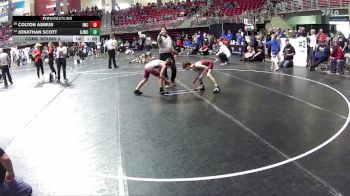 85 lbs Cons. Round 3 - Jonathan Scott, Gothenburg Junior Wrestling Club vs Colton Asmus, Impact Wrestling Club