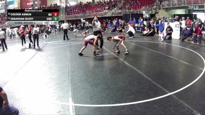 85 lbs Cons. Round 3 - Jonathan Scott, Gothenburg Junior Wrestling Club vs Colton Asmus, Impact Wrestling Club