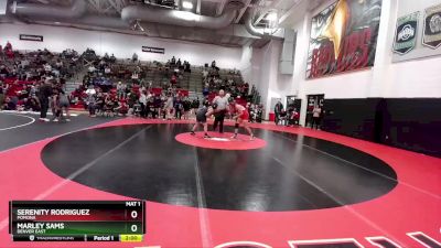 140 lbs Semifinal - Marley Sams, Denver East vs Serenity Rodriguez, Pomona