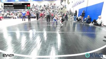 60 lbs Quarterfinal - Ezra Fisher, Tiger Trained Wrestling vs Kayden Bass, Grove Takedown Club