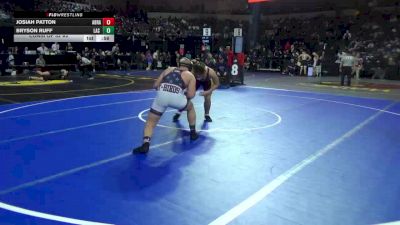 215 lbs Consi Of 32 #2 - Josiah Patton, Abraham Lincoln (SF) vs Bryson Ruff, Las Plumas (NS)