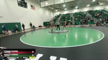 125 lbs 5th Place Match - Matazi Landers, Pinedale vs TyAnne Cooper, Wind River