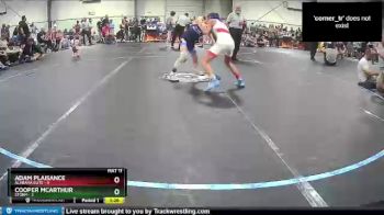 85 lbs Round 1 (8 Team) - Cooper McArthur, Storm vs Adam Plaisance, Alabama Elite